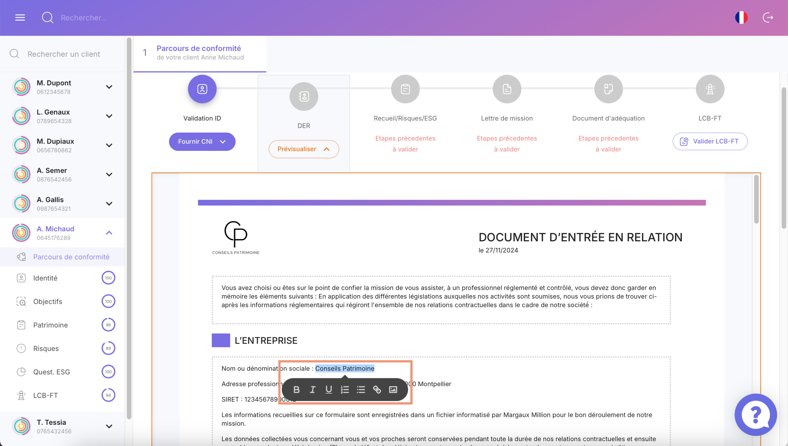 Visualisation des documents