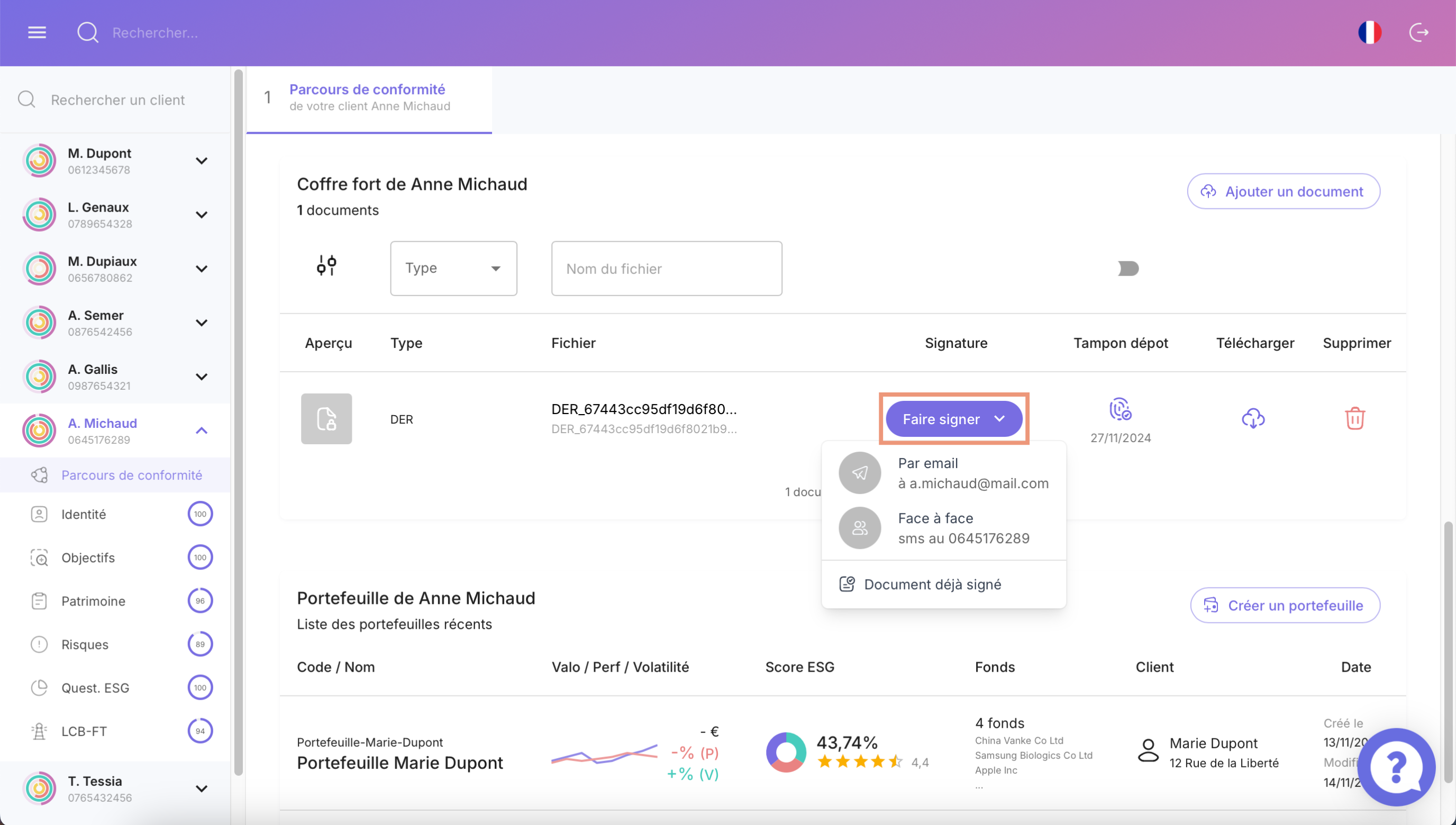 Visualisation des documents