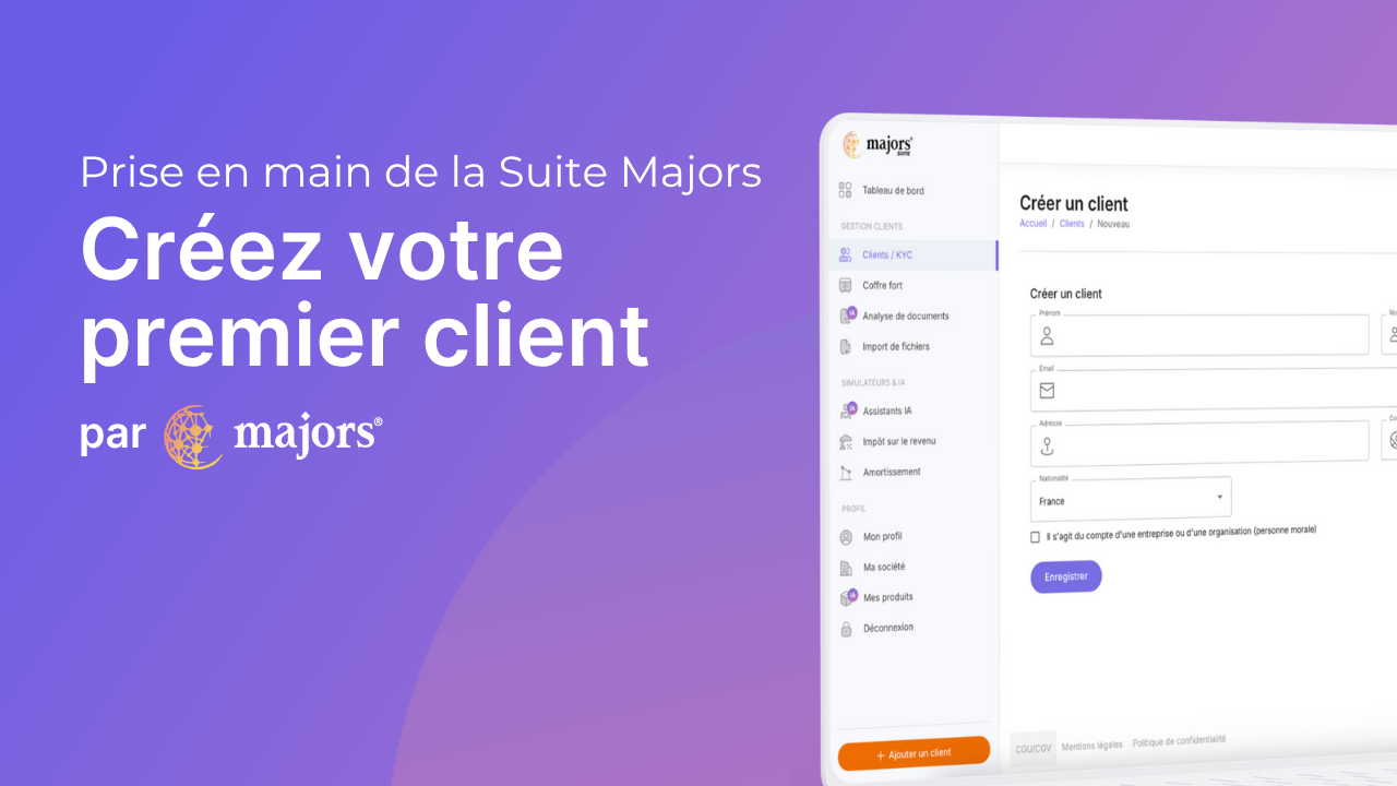 Tutoriel pour créer votre premier client