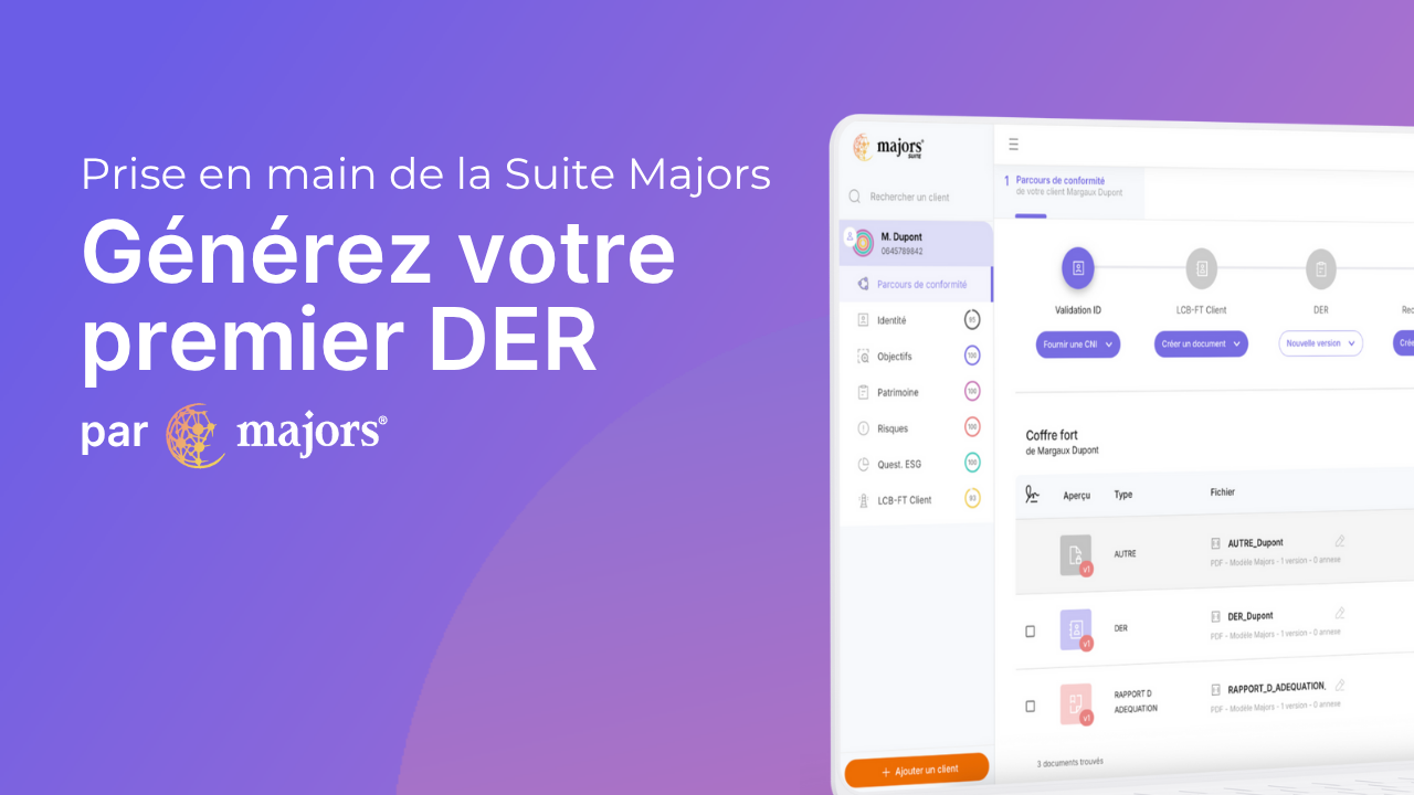 Tutoriel pour générer votre premier DER