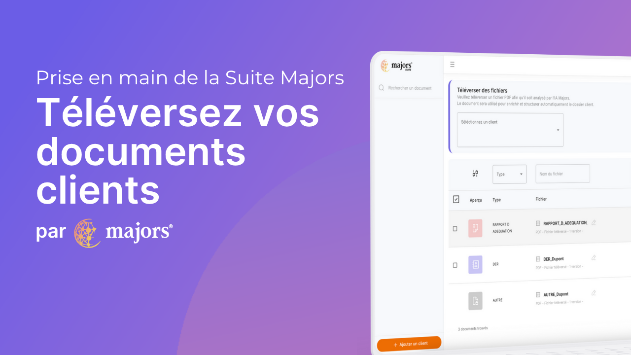 Tutoriel pour téléverser votre premier document client